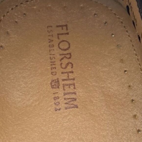 Florsheim 18469 Alligator Print Black Leather Men’s Loafers Size 8 1/2 EEE - Picture 8 of 9